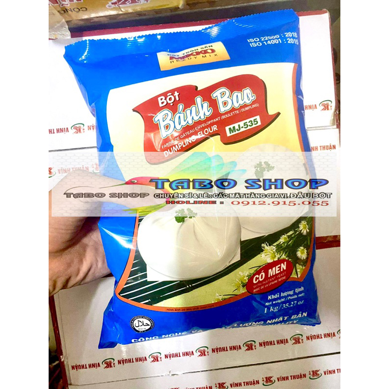 Bột Bánh Bao Có Men 1Kg - MIKKO Có sẵn gói men