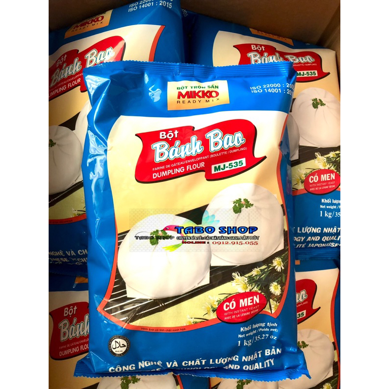 Bột Bánh Bao Có Men 1Kg - MIKKO Có sẵn gói men