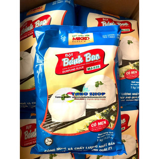 Bột bánh bao có men 1kg - mikko có sẵn gói men