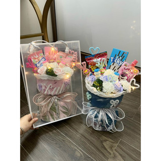 QUÀ TẶNG TRUNG THU, SINH NHẬT - Set bó hoa bánh kẹo siêu cute