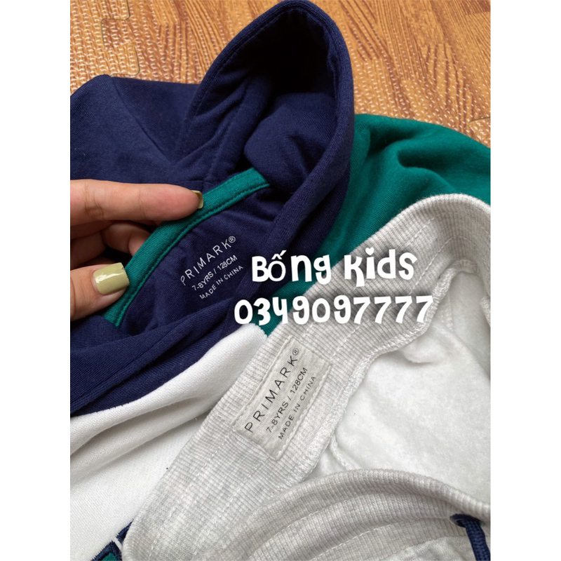 Bộ Nỉ Hoodie Bé Trai Thêu CHAPIONS Phối Màu PR