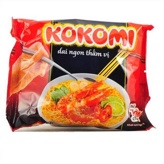 1 gói mì tôm bất kỳ