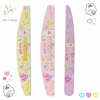 DŨA FORM CUTE LẠC LỐI siêu bền, siêu dễ thương dũa móng thật, bột, gel đắp, tips độ mịn 100/180