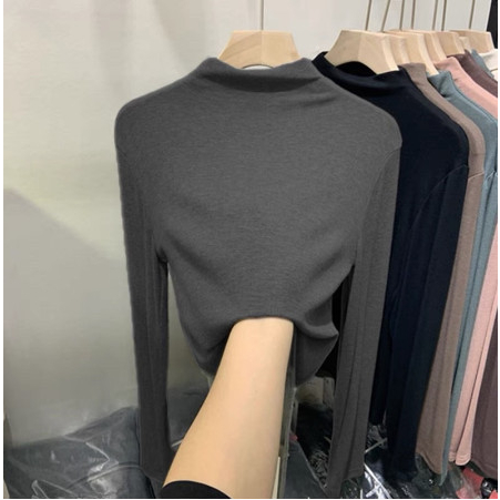 Áo thun giữ nhiệt Quảng Châu màu trơn siêu mịn nhiều màu size S-2XL | BigBuy360 - bigbuy360.vn