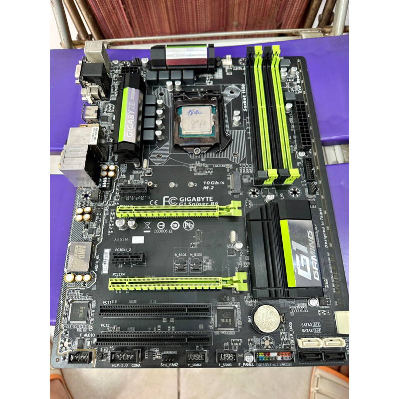 Main gigabyte g1 sniper-b6 likenew + fe zin