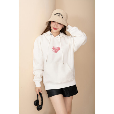 Áo nỉ hoodie nam nữ NA28 in hình tim Loza NM6590