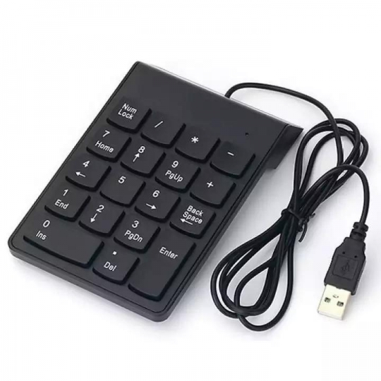 Bàn Phím Số Rời R8-1810 Cổng USB Dùng Cho PC, Laptop