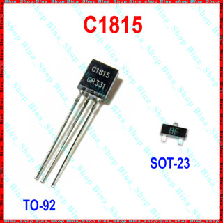 Transitor c1815 50v/150ma to-92 sot-23 npn
