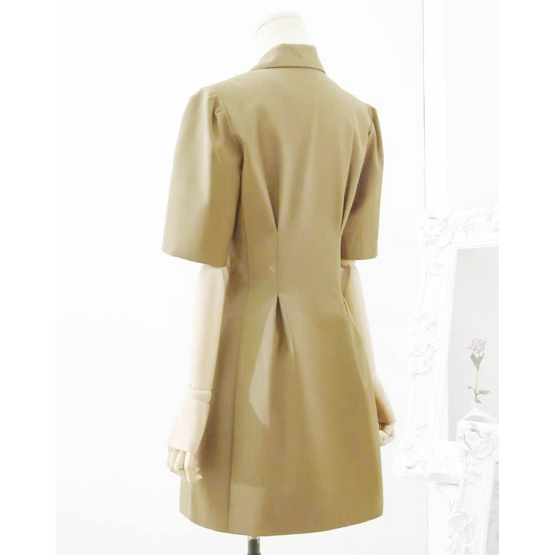 Đầm váy cổ vest thanh lịch 4 màu