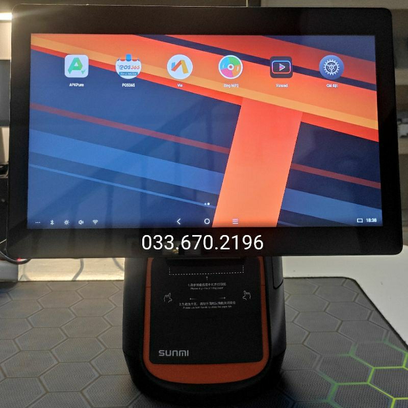 Máy pos Sunmi T2 97% - Tặng kèm phần mềm bán hàng