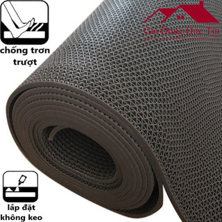 Miếng lót sàn chống trơn cho nhà tắm, nhà vệ sinh, nhà bếp và các khu vực ẩm ướt 0.9m X 1m an toàn sạch sẽ.