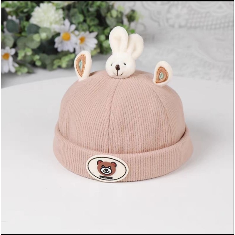 Mũ hiphop cho bé từ 0 đến 4 tuổi in hình hoạt hình thỏ con dễ thương siêu xinh NaHi ngochieu1111