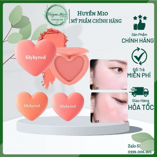 Má hồng dạng kem Lilybyred Luv Beam Cheek Luv Beam Blur Cheek 4.7g bền màu, mịn mượt - huyenmio