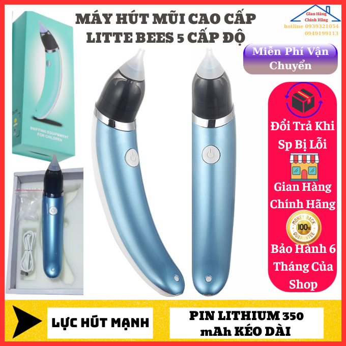 Máy hút mũi cho bé, máy hút mũi điện tử tự động cho trẻ, máy hút mũi cầm tay cao cấp an toàn 5 chức năng