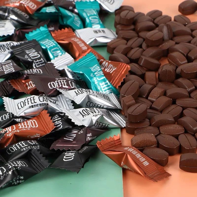 Bịch 50 _100 viên kẹo Cafe không đường_ít đường_ăn kiêng_cafe sữa