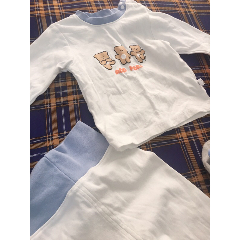 Bộ dài tay cho bé chất thun coton QC