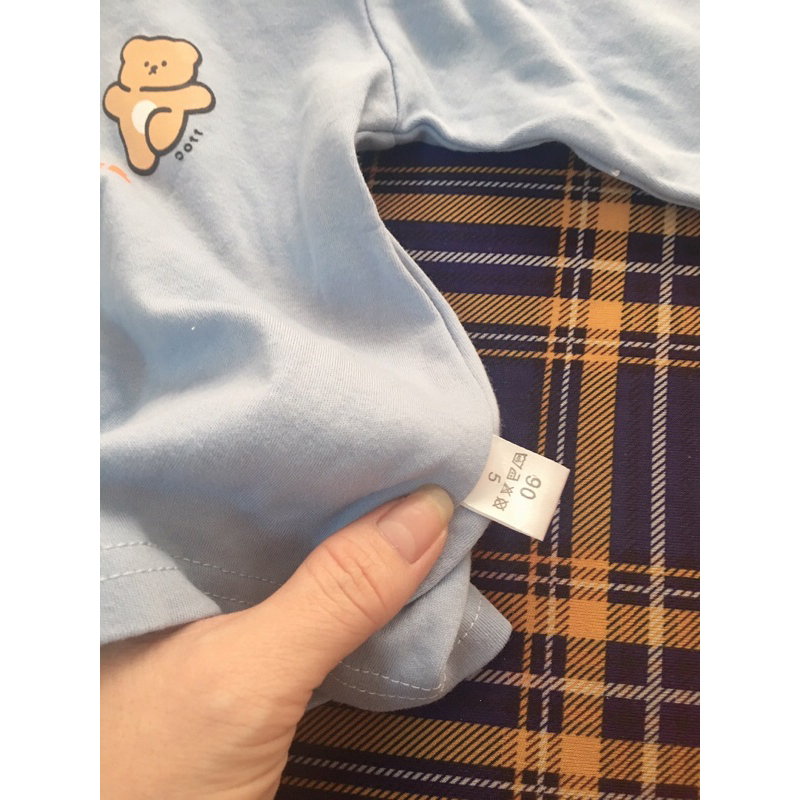 Bộ dài tay cho bé chất thun coton QC