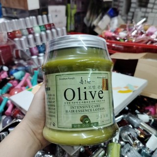 HẤP DẦU MỀM MƯỢT TÓC  OLIVE Hàn Quốc 1000ml( OLIVE NẮP THIẾT)