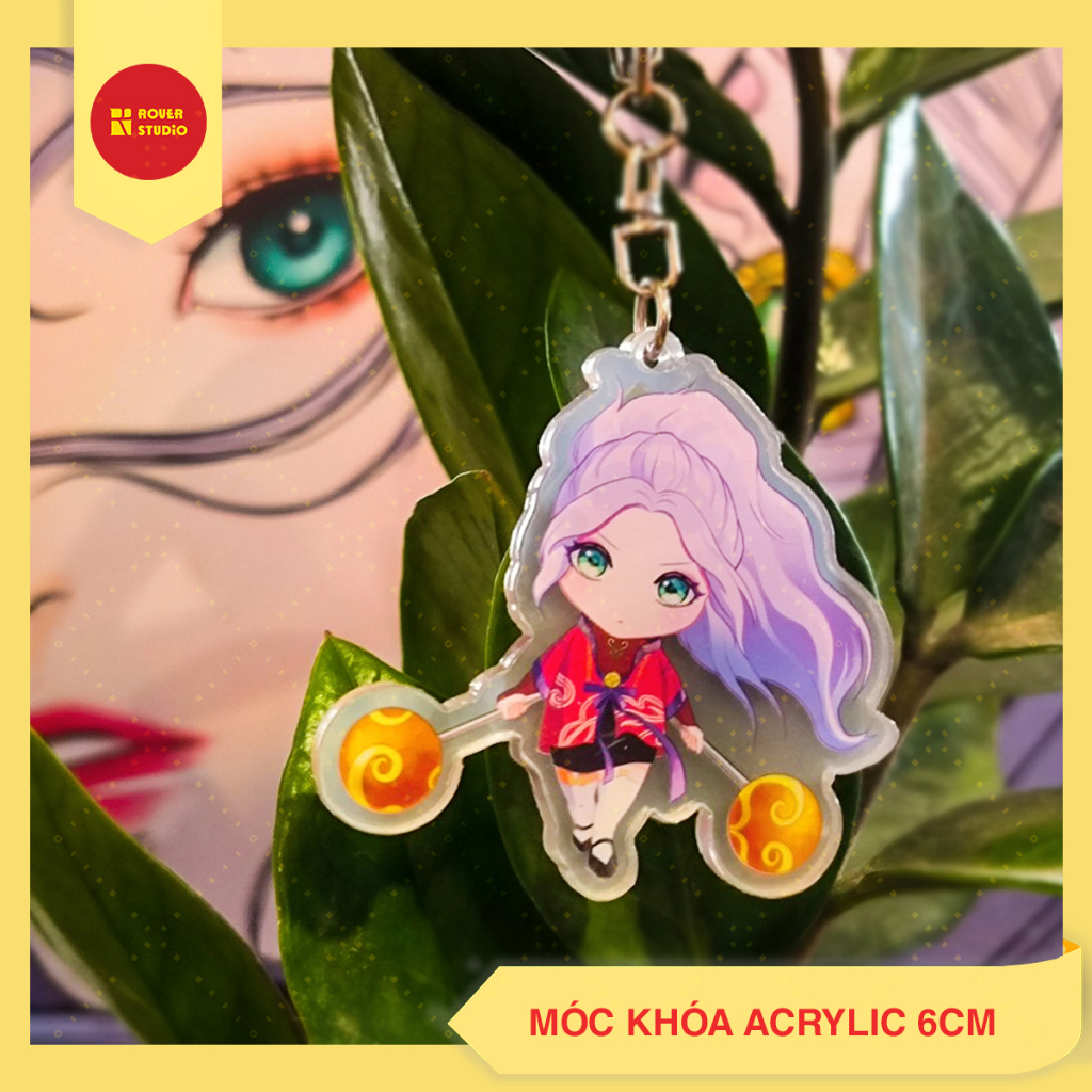 Móc khoá Acrylic Tứ Phủ Xét Giả