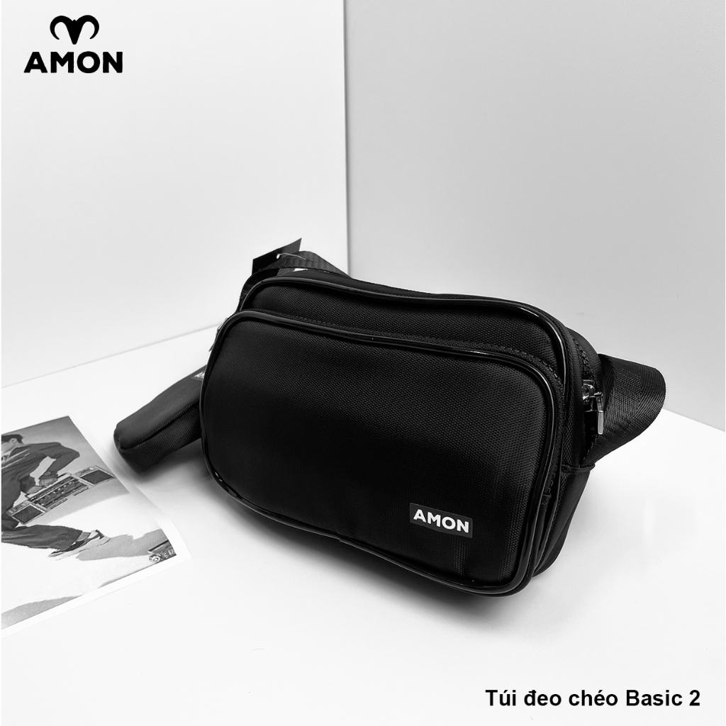 Túi đeo chéo nam BASIC 2 - Vải Oxford kháng nước - AMONVN