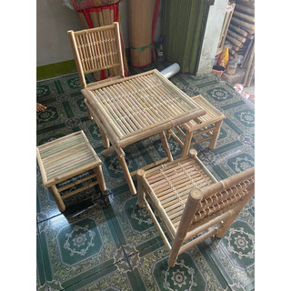 Bộ bàn ghế tre dành cho quán cà phê❤️