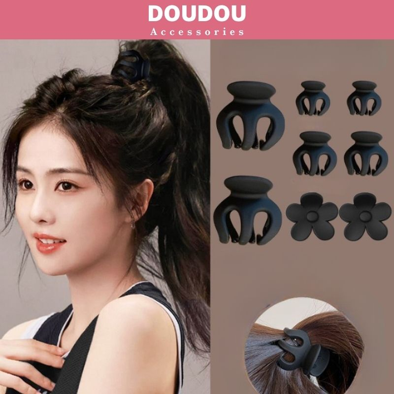 Phụ kiện kẹp tóc xinh Doudou Cặp tóc Kẹp càng cua 3 răng bạch tuộc Hot trend phong cách Hàn Quốc thời trang ZJ071