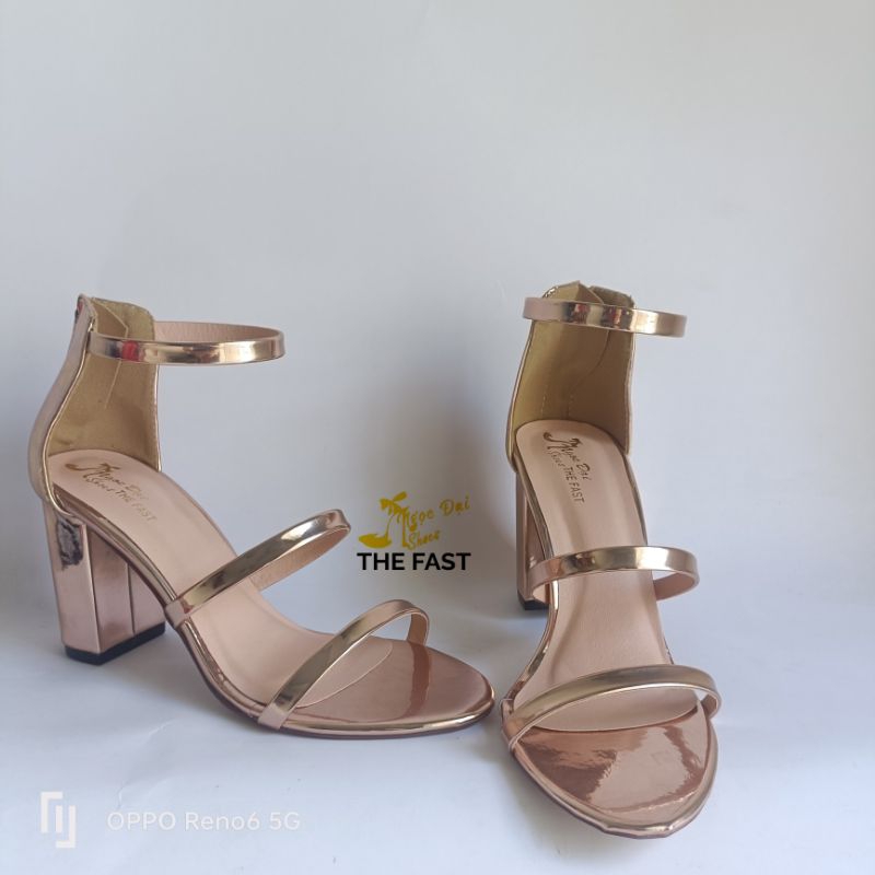 Giay xăng đan chiến binh thời trang mới ba dây ngang sành điệu NĐ47