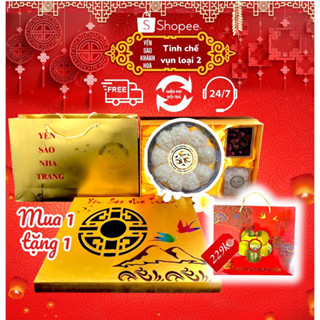 Tổ yến sào sơ mướp lạt đường⚡ GIÁ TỐT NHẤT ⚡ Yến sào khánh hoà+ set cung đình giúp đẹp da, tăng cường sức khỏe