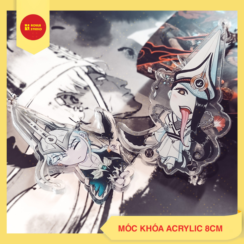 Móc khoá Acrylic Tứ Phủ Xét Giả