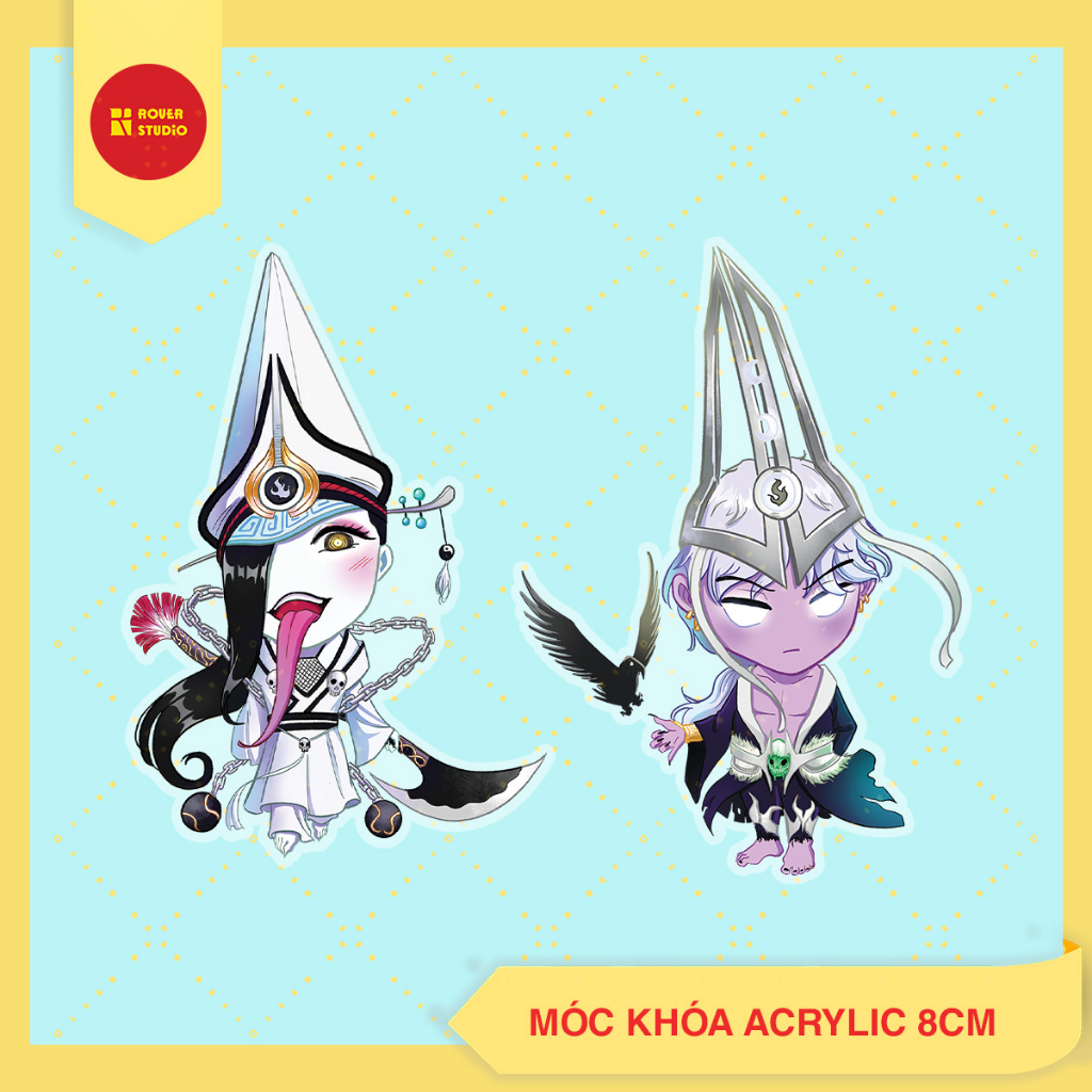 Móc khoá Acrylic Tứ Phủ Xét Giả
