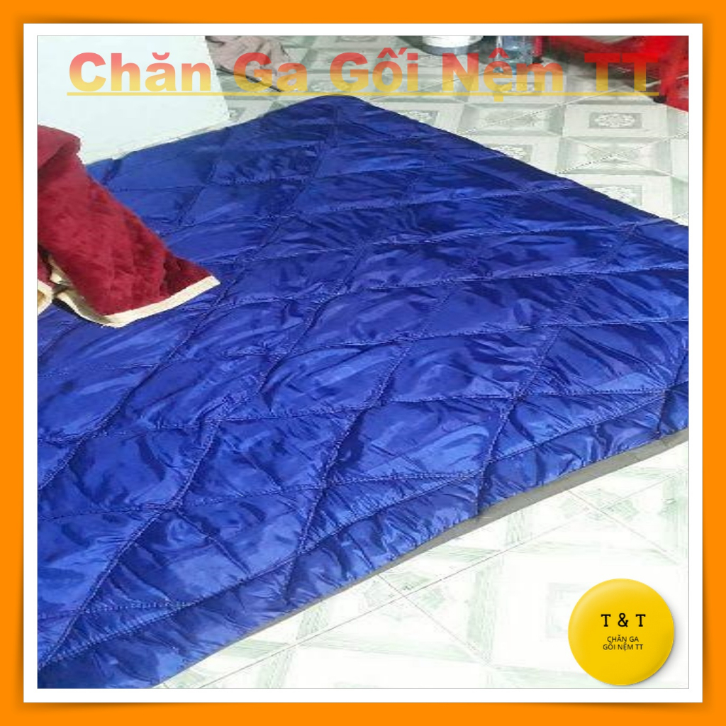 Chăn Bông Đà Lạt 1m6 x 1m9 Dày 2cm Giá rẻ - lót nằm êm lưng - trải nằm thoải mái - Nệm vải lót nằm