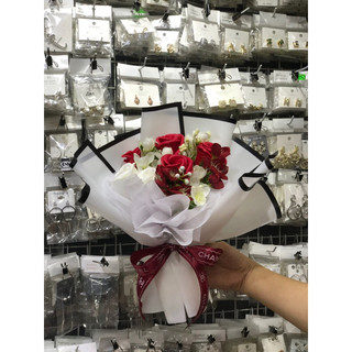 Hoa lụa , hoa sáp bó cực xinh