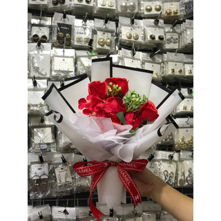 HOA LỤA , HOA SÁP BÓ CỰC XINH ( ảnh thật )