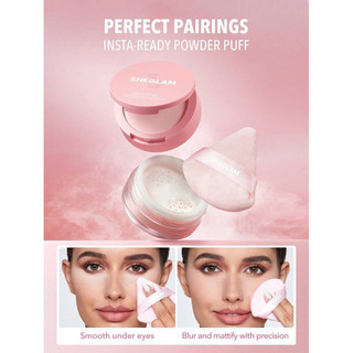 Sheglam Phấn Phủ 2 Tầng Insta-Ready Duo-Bubblegum Face & Under Eye Setting Powder