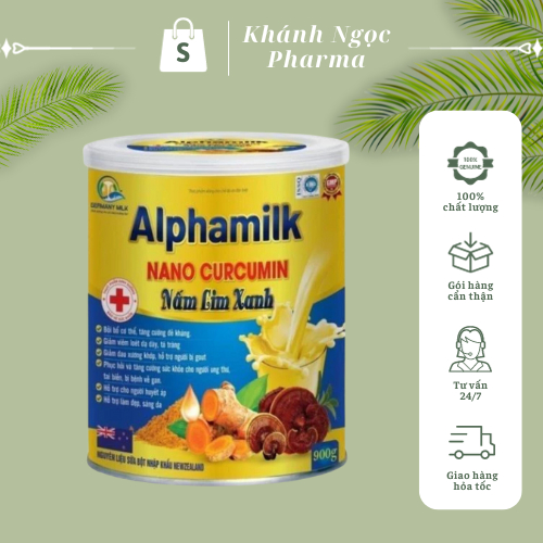 Sữa Alpahmilk Nano curcumin Nấm Lim Xanh