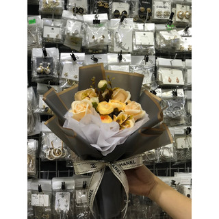 HOA LỤA , HOA SÁP BÓ CƯC XINH ( ảnh thật )