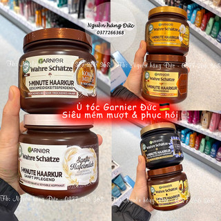 [Mẫu mới]Kem hấp ủ tóc Bơ Garnier Fructis ,Wahre Schätze Đức Nguồn hàng Đức