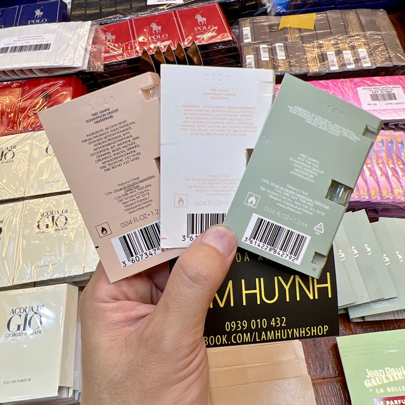 Vial Nước hoa Nữ CHLOE EDP - L'EAU - Edp Naturelle - Rose Tangerine 1,2ml