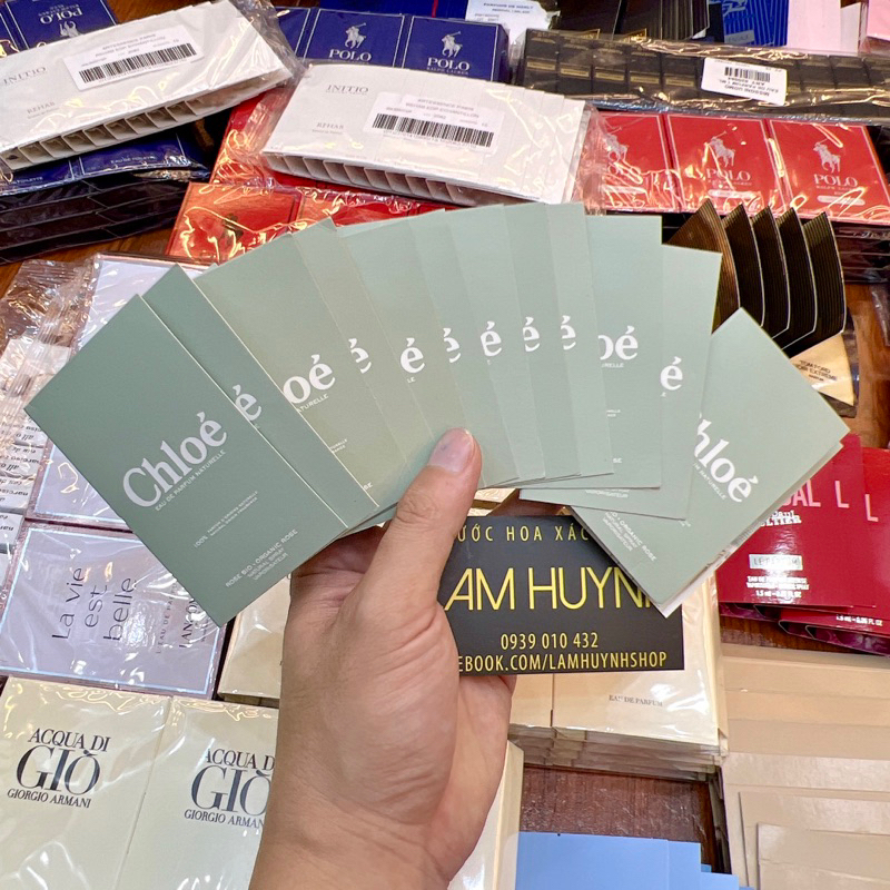 Vial Nước hoa Nữ CHLOE EDP - L'EAU - Edp Naturelle - Rose Tangerine 1,2ml