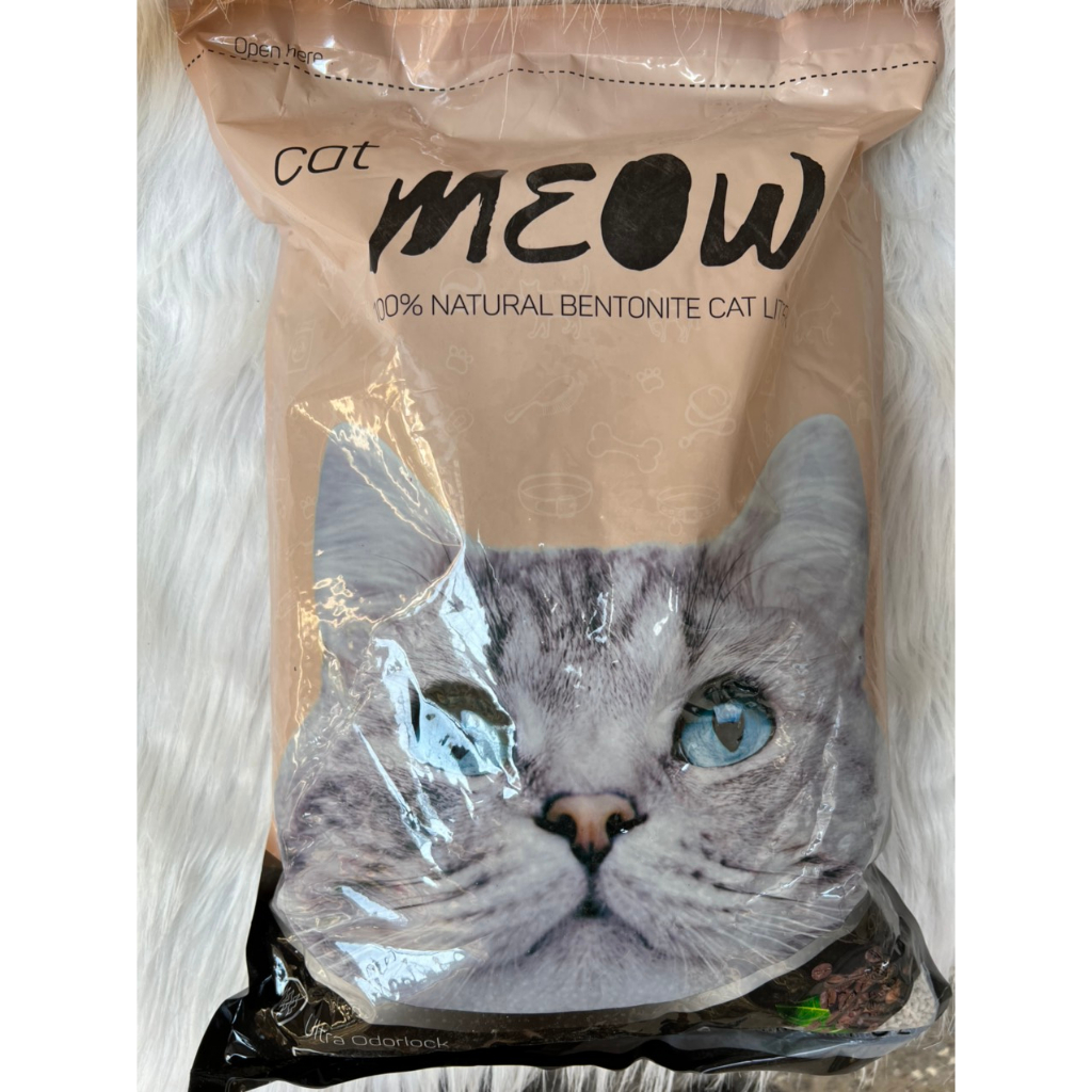 Cát vệ sinh cho mèo siêu vón Meow Cat 8L hương chanh, táo, cafe, hoa hồng