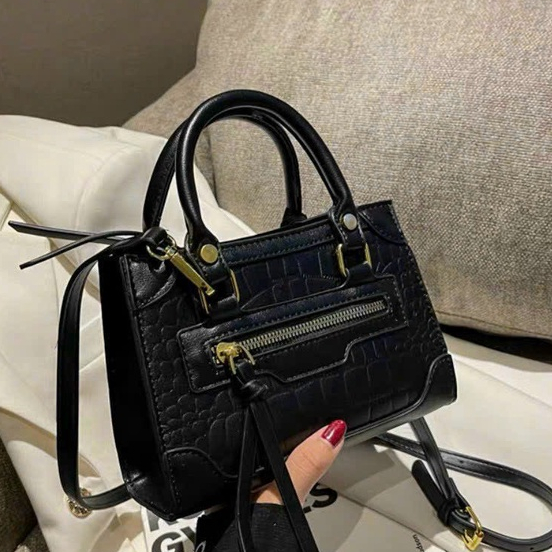 TÚI XÁCH NỮ QUAI XÁCH KÈM DÂY ĐEO CHÉO VÂN CÁ SẤU