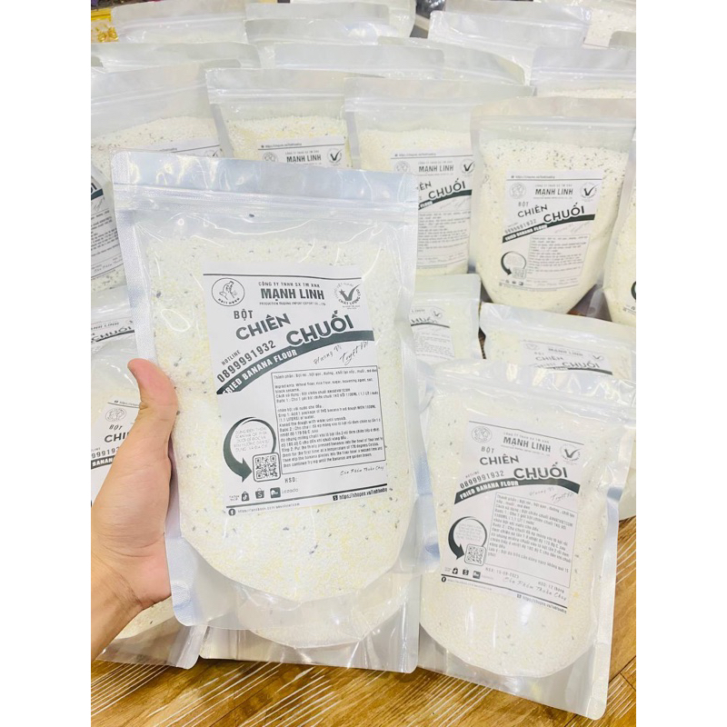 Bột chiên bánh chuối dòn tan ít thấm dầu