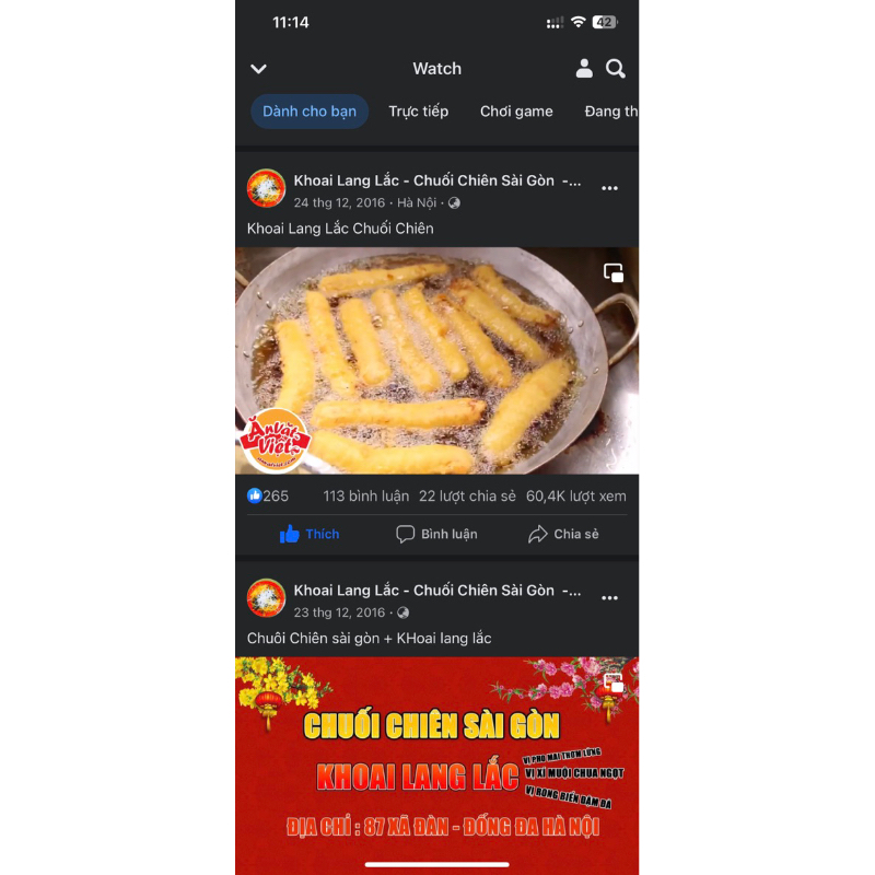 Bột chiên bánh chuối dòn tan ít thấm dầu