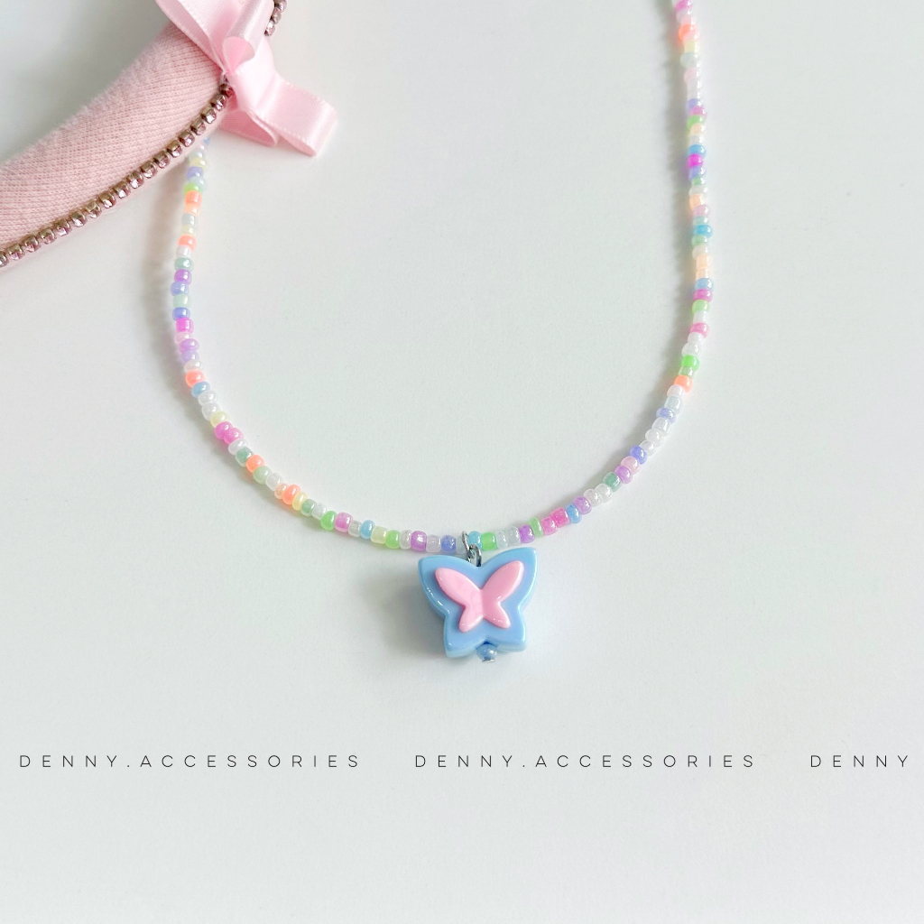 Dây chuyền butterfly nhiều màu