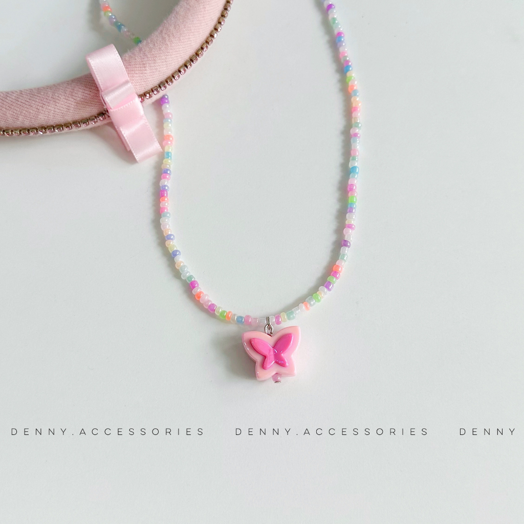 Dây chuyền butterfly nhiều màu