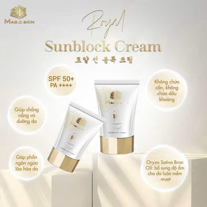 Kem chống nắng thảo dược Hoàng Cung Magic Skin
