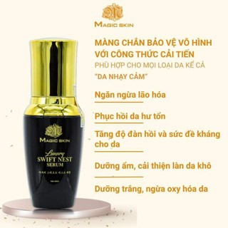 Serum Yến Magic Skin, Dưỡng da căng bóng, mịn