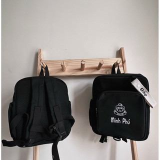 Balo thêu tên cho Bé 30cm ( tặng kèm name tag thêu tên )
