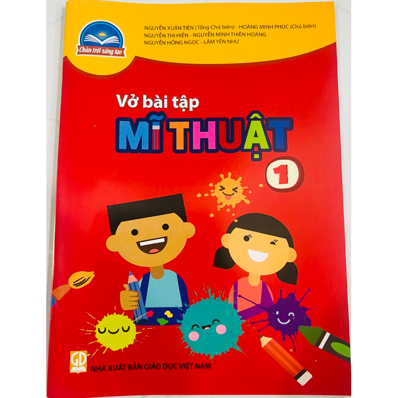 Vở bài tập mĩ thuật lớp 1 + Bút chì 2b thuộc bộ chân trời sáng tạo