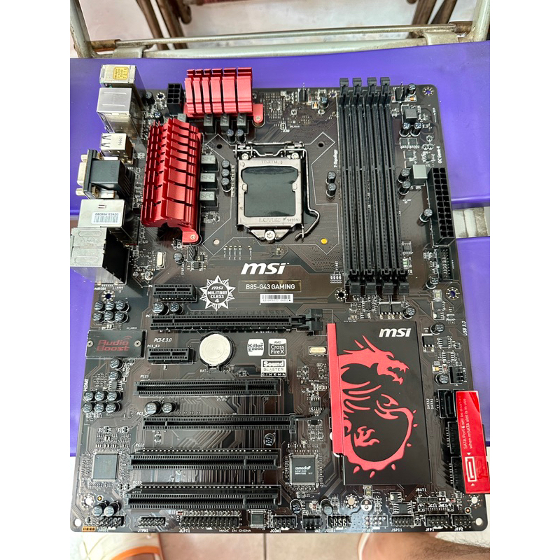 Main MSI B85 gaming socket 1150 như mới + fe zin